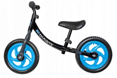 Balansinis dviratis BikeMi juodas/mėlynas