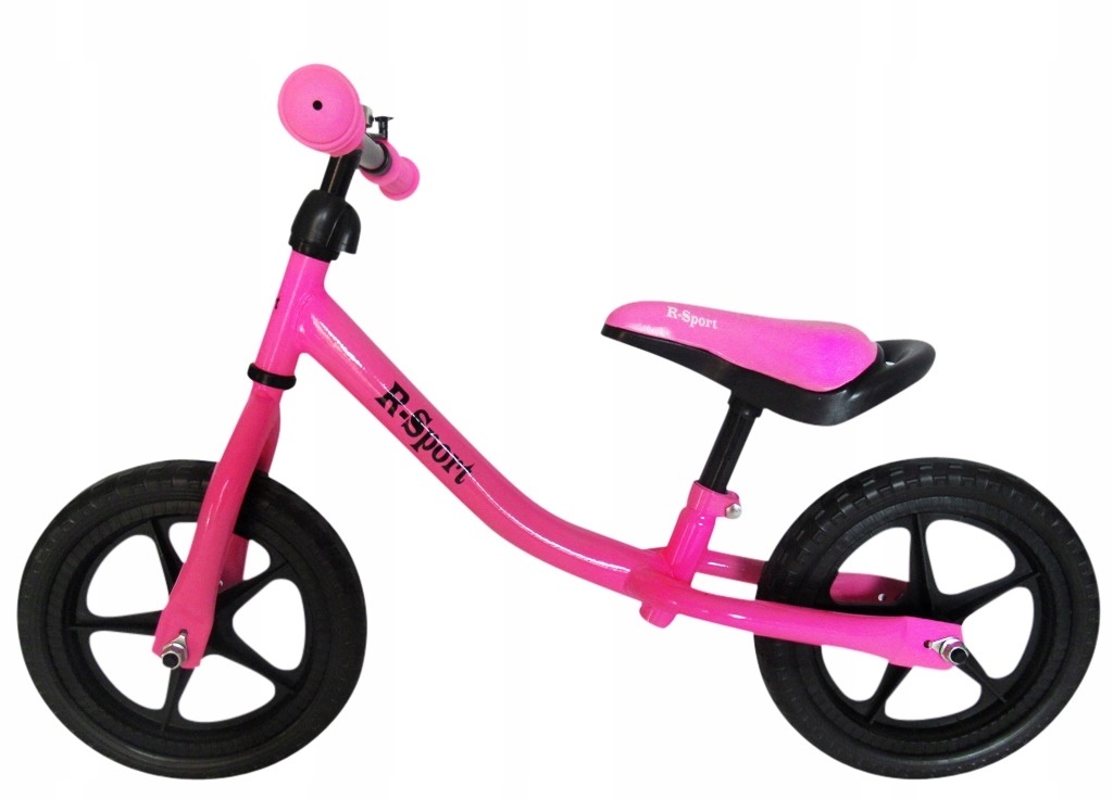 Mergaitiškas balansinis dviratukas R-Sport R1 (rožinis)