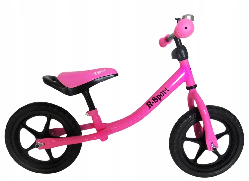Mergaitiškas balansinis dviratukas R-Sport R1 (rožinis)