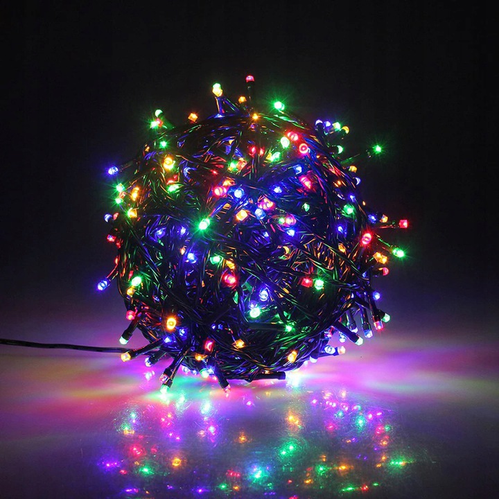 500 LED lempučių kalėdinė girlianda (įvairiaspalvė)