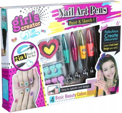 Manikiūro rinkinys mergaitėms Nail Arts Pens