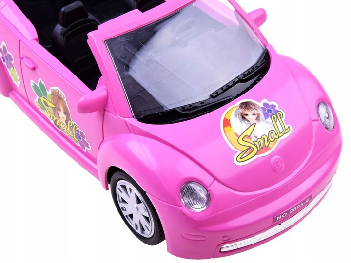 Radijo bangomis valdomas mergaitiškas automobilis “Beetle”