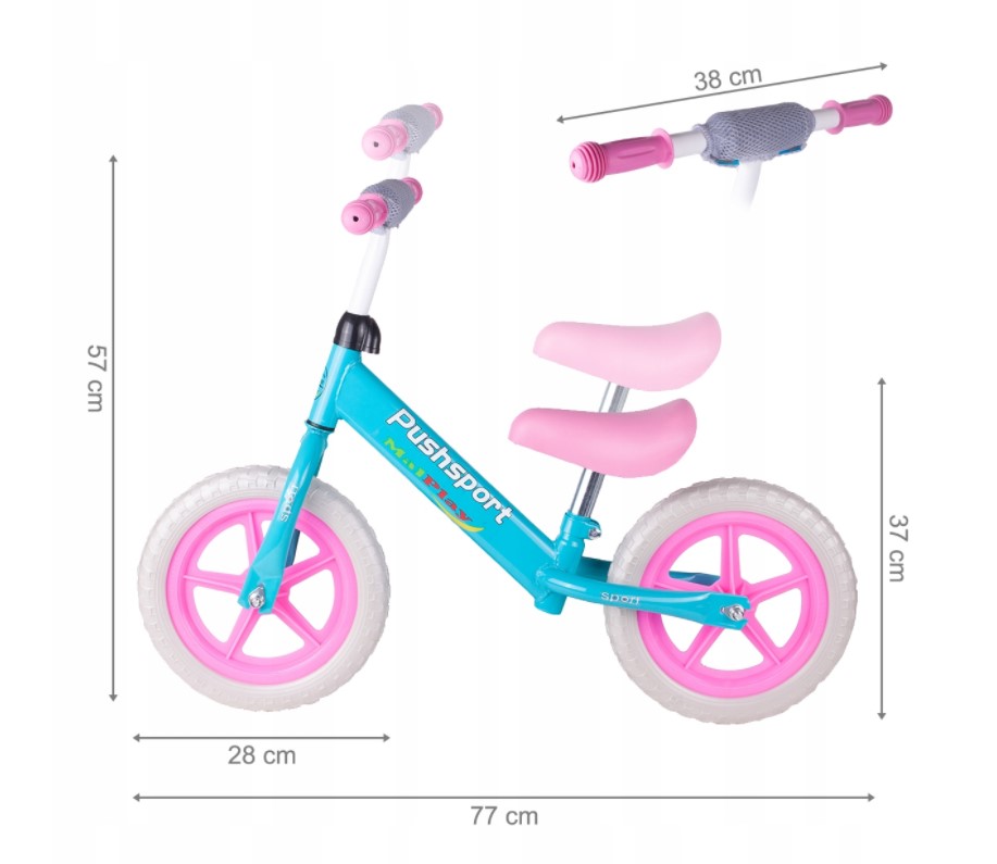 Vaikiškas balansinis dvirtukas (įvairiaspalvis)