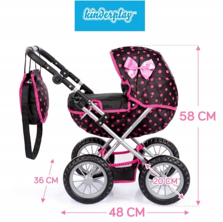 Lėlės vežimėlis Kinderplay Model G