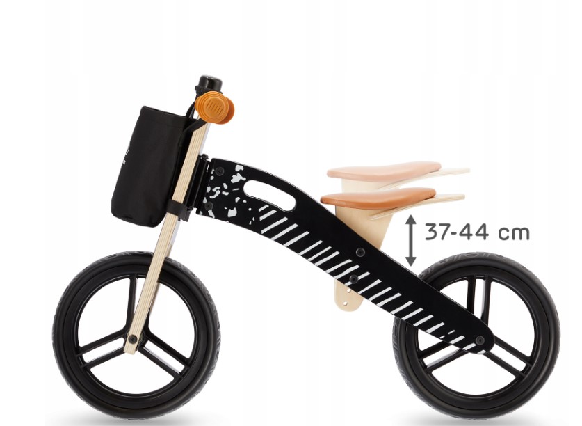 Medinis balansinis dviratukas KINDERKRAFT RUNNER (juodas)