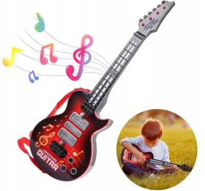 Vaikiška elektrinė gitara su šviesomis