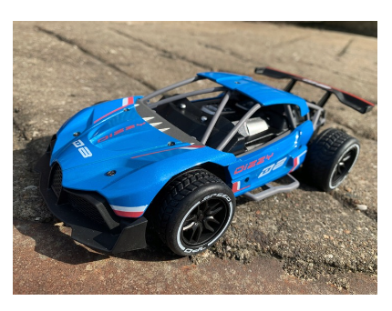RC automobilis 2.4G (mėlynas)